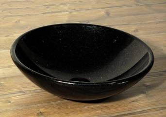 Naturstein Waschbecken Granit schwarz Naturstein Waschbecken Granit Black
